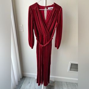 Ali & Jay Red Velvet Jumper